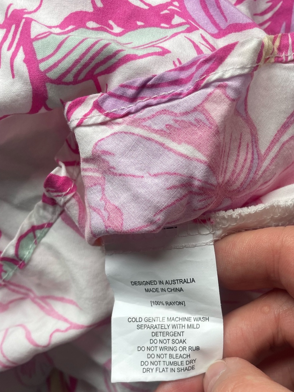 Anthropologie Abel the Label Azalea Maxi Dress Pink Floral Open Back Large - Picture 7 of 8